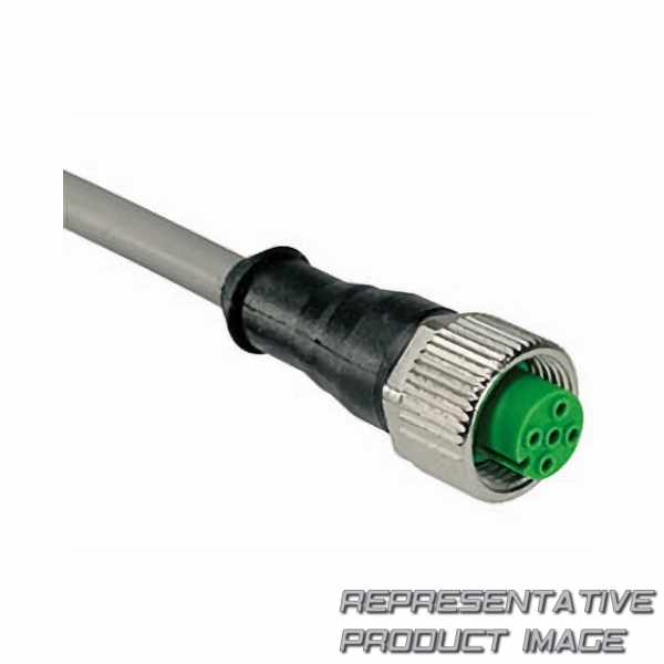 M12 Straight Female 5-Pin Sensor Actuator Cable 2m